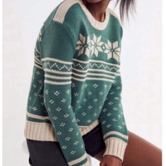 Urban Outfitters Fair Isle Snowflake Sweater NWT Size XS - Picture 10 of 10